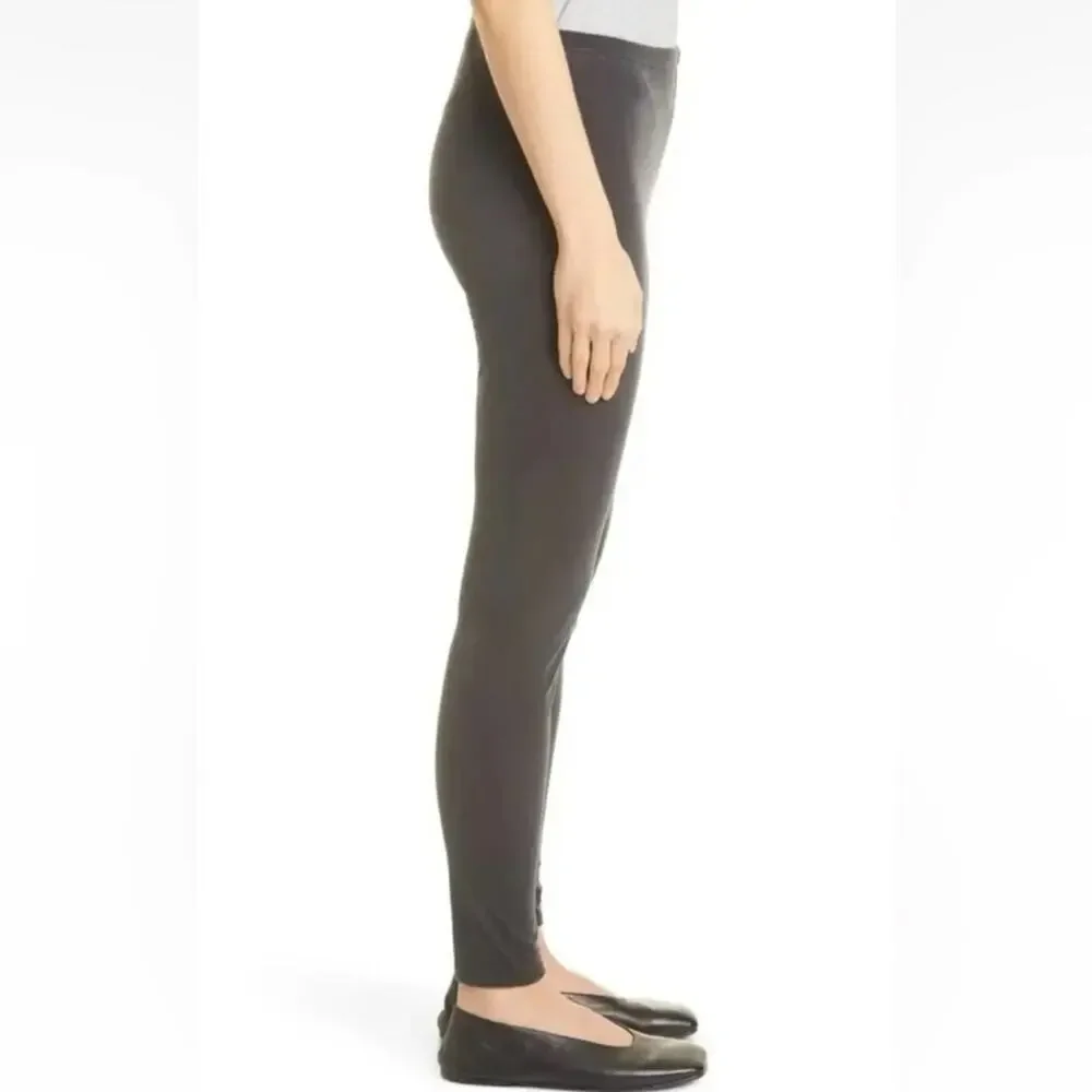 NWT Eileen Fisher velvet graphite ankle leggings, XXS